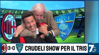 STADIUM LIVE MILAN LECCE 3-0: CELEBRATIONS FOR MILAN FANS IN STUDIO, PULISIC BACK ON THE SCORESHEET