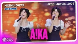 A!KA, performs her original song on Kada Umaga!