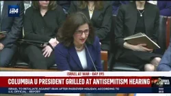 Columbia University president grilled by lawmakers on campus antisemitism