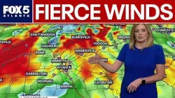 North Georgia sees major power outages, high winds | FOX 5 News