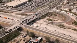 Semi-truck overturns on Southern California freeway
