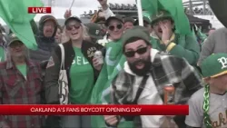 Oakland As fans boycott opening day