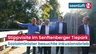 Minister at the zoo - A visit to an inclusive workplace