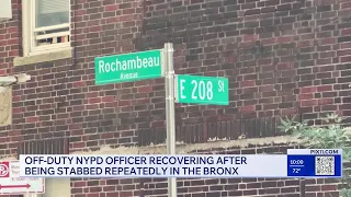 Off-duty officer stabbed in the Bronx: NYPD