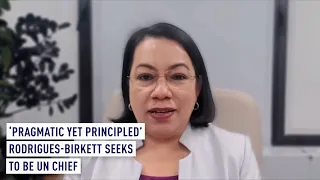 'Pragmatic yet principled' Rodrigues-Birkett seeks to be UN chief UN Secretary-General candidate