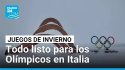 Todo listo para los Juegos Olímpicos de Invierno en Italia