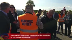 VIDEO//Viacons Rutier și July Expert Consulting, din nou la înălțime  DJ 244 D, modernizat complet