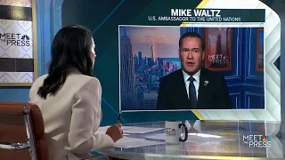Amb. Mike Waltz says the U.S. had conversations with China about dealings in Iran war