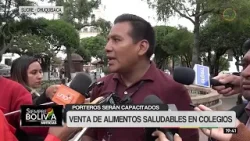 Porteros de colegios serán capacitados para venta de alimentos saludables en Sucre