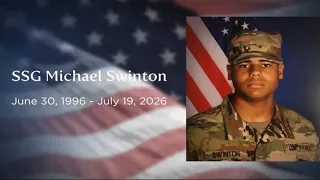 Staff Sgt. Michael Swinton: Family, friends and community members honor fallen NC soldier