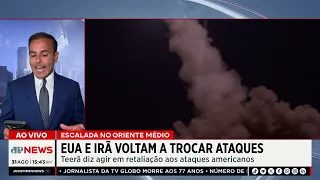 EUA e Irã retomam troca de ataques no Oriente Médio | TEMPO REAL