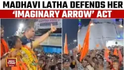Row Over BJP's Hyderabad Candidate Directing Imaginary Arrow At Mosque | Lok Sabha Election 2024