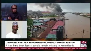 We are really very sorry – Interior Minister apologises as flood disaster claims 9 lives
