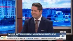 Уровень вакцинации снижается по мере того, как сезон распространения вируса набирает обороты.