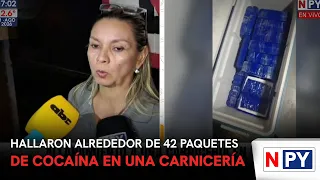 About 42 Packages of Cocaine Found in a Butcher Shop