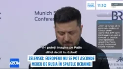 Zelenski avertizează: Europa nu se poate ascunde la nesfârșit în spatele Ucrainei Zelenski avertizează: Europa nu se poate ascunde la nesfârșit în spatele Ucrainei