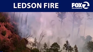 Wildfire burns near Santa Rosa | KTVU