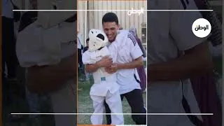 «احمد» تحدى إعاقته وحصد بطولة في الكاراتيه بطل بمعني الكلمة أمي جيشي