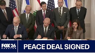 Israel, Lebanon sign peace agreement