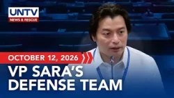 Defense counsel Atty. Michael Poa discusses Day 38 of VP Sara’s impeachment trial