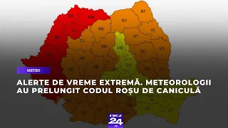 Alerte de vreme extremă. Meteorologii au prelungit Codul roșu de caniculă și anunță ploi și vijelii