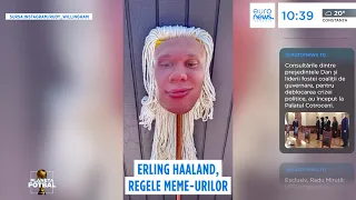 Erling Haaland, regele meme-urilor. Glume virale cu atacantul norvegian
