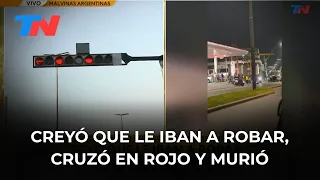 FATAL ACCIDENT: Thought they were being robbed, ran a red light to escape, crashed, and died