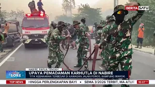 Karhutla di Nabire, TNI dan Petugas Gabungan Berjibaku Padamkan Api #Beritasatu
