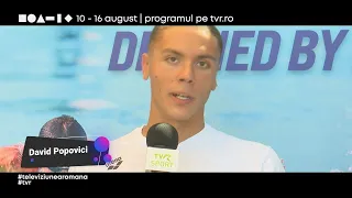 David Popovici vă așteaptă la Campionatele Europene de Nataţie 2026,  în direct la TVR Sport şi TVR1