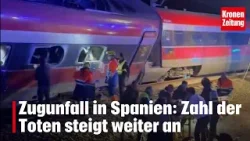 Zugunfall in Spanien: Tote und Verletzte | krone.tv NEWS