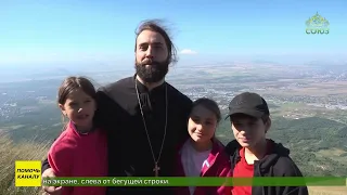 Divine Liturgy held on Mount Beshtau with pilgrims participating