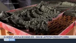 Is-siment jogħla bi kważi €10 – dan se jaffettwa prodotti oħra