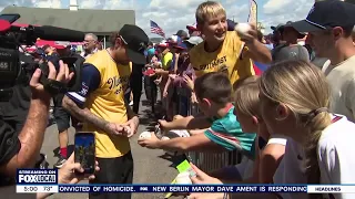 Brewers head to Williamsport ahead of Sunday's game to meet with aspiring baseball all stars