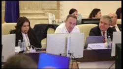 Derapaj în Parlament. Câciu a bătut cu pumnul în masă și a strigat la președinta comisiei de buget