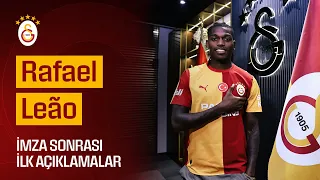 🎙️ First comments from our new signing Rafael Leão following his signing ceremony 👇