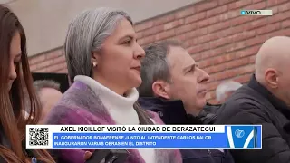 AXEL KICILLOF VISITED THE CITY OF BERAZATEGUI