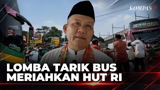Unique! Residents, Drivers, and Lebak Bulus Terminal Staff Participate in 81st Indonesian Indepen...