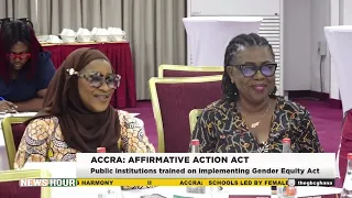 Affirmative Action Act: Public Institutions Get Training On Gender Equity