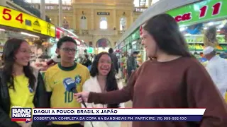 Cold weather doesn't stop Brazilian fans in Porto Alegre