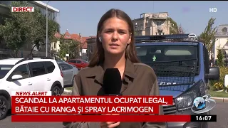 Escalation at illegally occupied apartment: crowbar fight and pepper spray