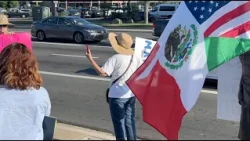 Residents rally in Escondido against ICE enforcement and police training contract