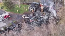 Brookfield fire destroys 10 homes