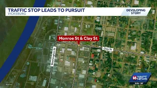 Vicksburg Police investigation after driver flees from attempted traffic stop