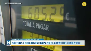 Protests and blockades in Europe over rising fuel costs│N20:30│09-26-22