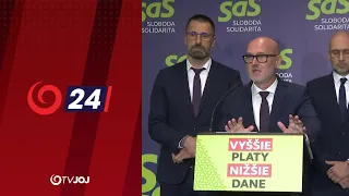 Tlačová beseda strany SaS: Koaličné rokovanie o rozpočte (21.9.2026)