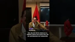 Mel Zelaya envía mensaje al Frente Amplio de Costa Rica en su aniversario de fundación