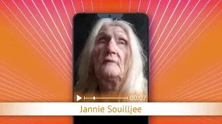 TV Oranje app video message - Jannie Souilljee
