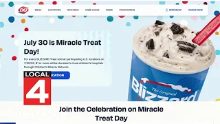 It's Miracle Treat Day at Dairy Queen locations across Metro Detroit