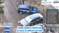 Alertă meteo: Cod portocaliu de viscol, în România. Strat de zăpadă de până la 50 cm
