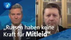 Krieg gegen die Ukraine: Russ:innen stehen weiter hinter Putin | tagesthemen-interview